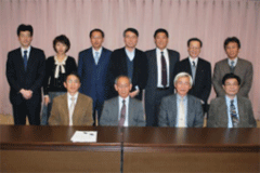 東京工業大学材料科学先生たちと大連理工大学訪問者の記念写真