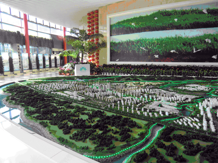 写真1　天津エコシティの完成予想模型